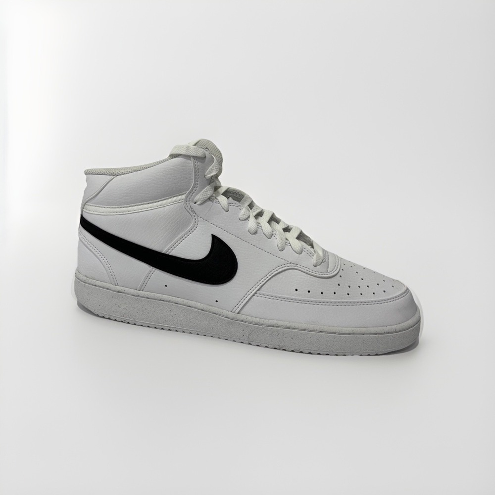 Nike Court Vision Mid NN Men's Shoes White Black Sz-12M DN3577 101 BRAND NEW